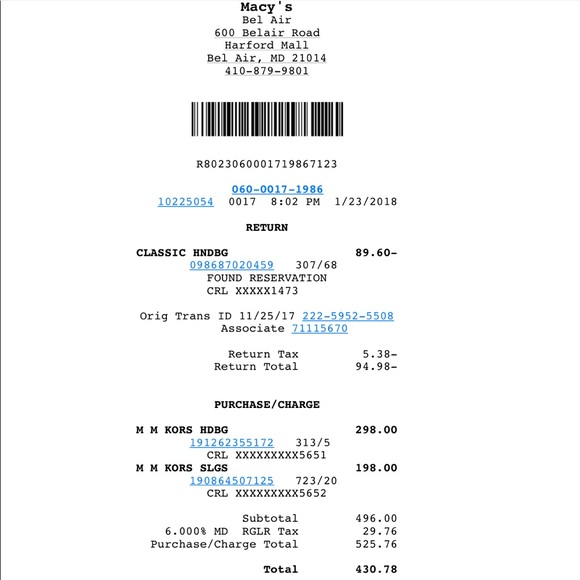 Michael Kors Navy blue & gold purse & wallet. - Picture 5 of 5